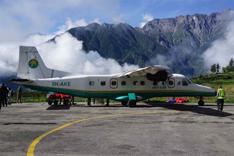 Adverse weather condition disrupts flights in Karnali