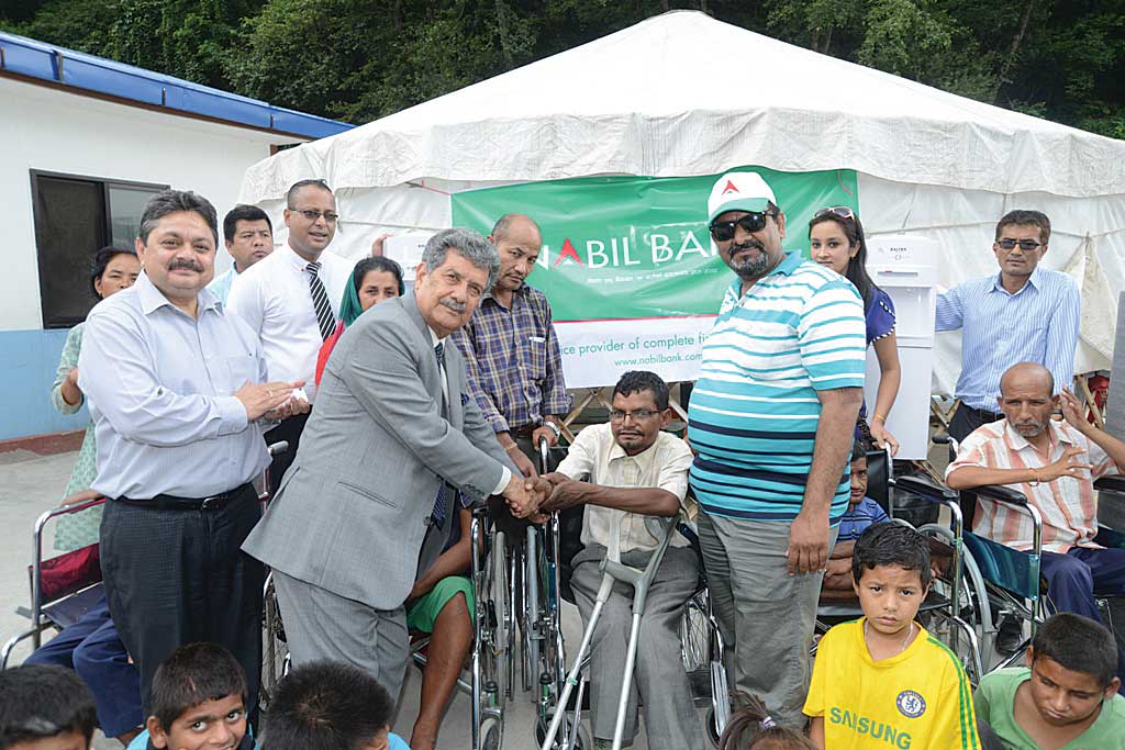 Nabil Bank organises CSR activity to mark its anniversary