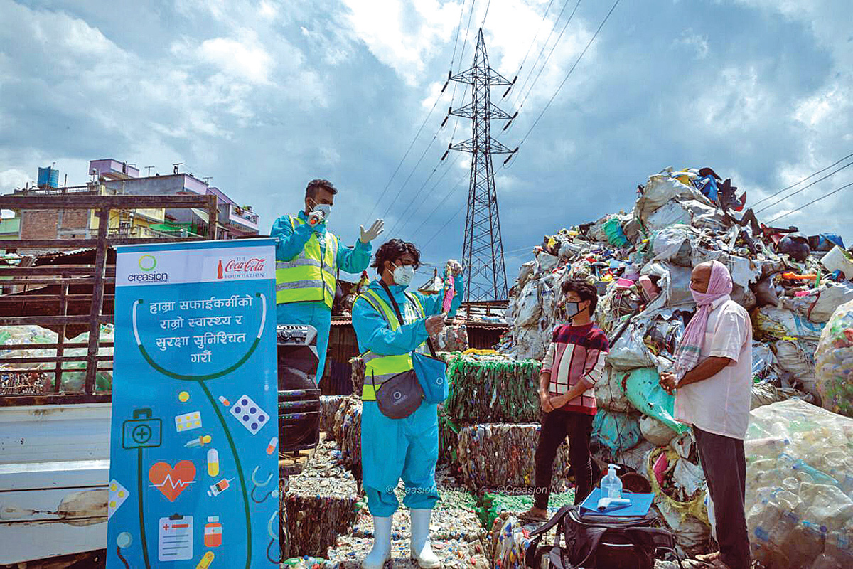 Creasion and Coca-Cola deliver commitment to over 3200 waste workers