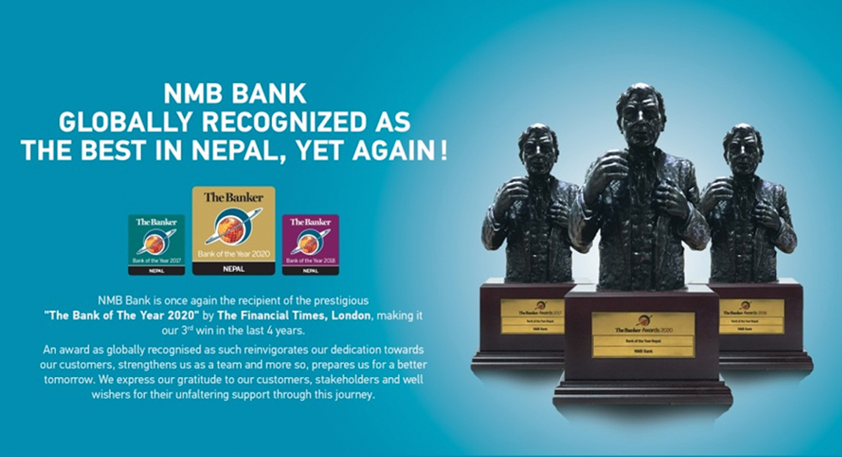 NMB Bank bags ‘The Bank of the Year 2020’ thrice in four years