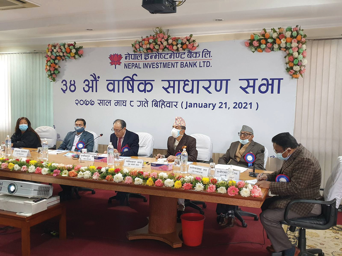 Nepal Investment Bank concludes its 34th AGM