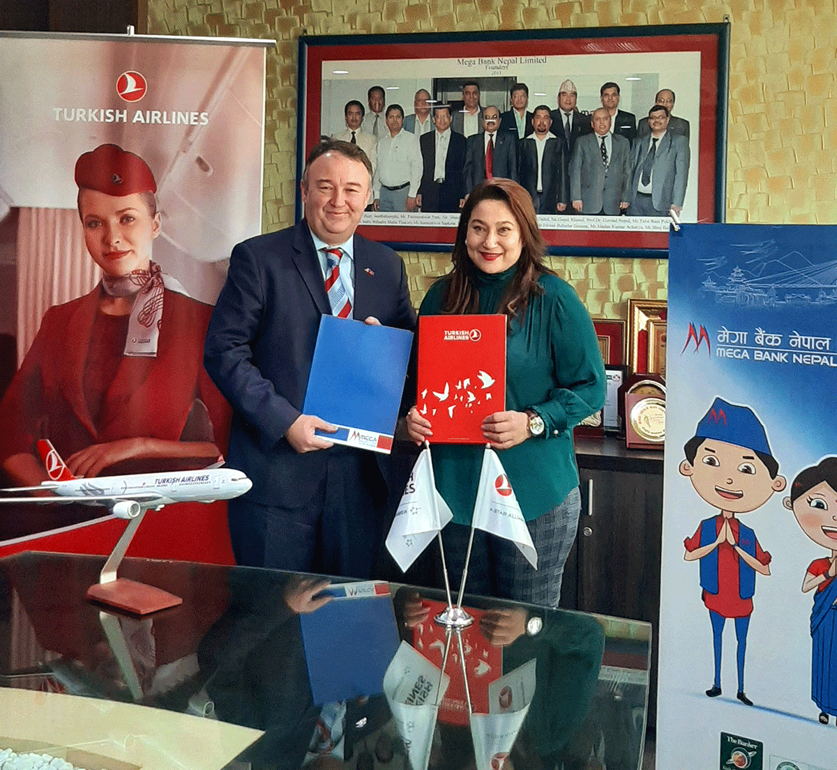 Turkish Airlines partners with Mega Bank Nepal