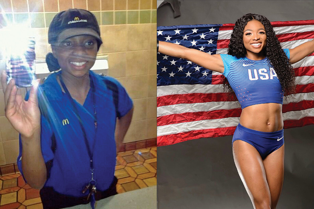 How a McDonald’s Gig Helped Propel Olympian Quanesha Burks to Tokyo