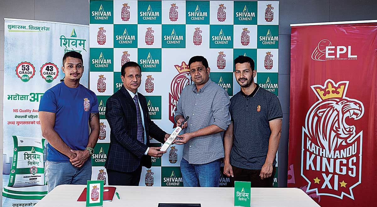 Shivam Cement partners with Kathmandu Kings XI (KKXI) as main sponsor