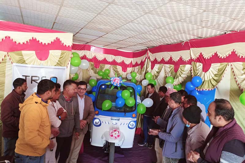 Mahindra Treo electric three-wheeler auto unveiled in Kailali
