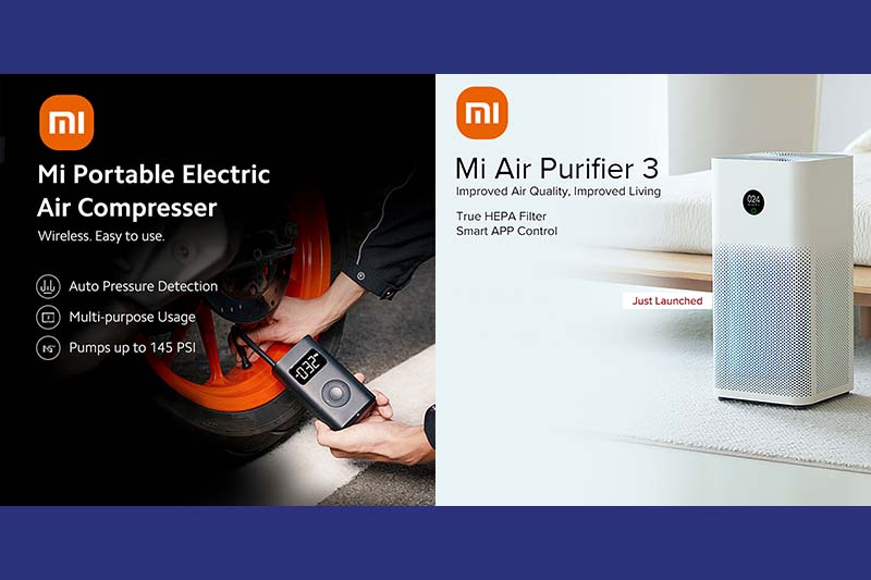 Xioami Nepal launches Mi Portable Electric Air Compressor,  Mi Air Purifier 3