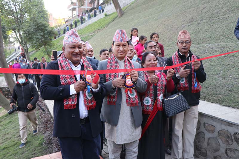 Shankhadhar Park constructed at Rs 60m in Bhaktapur