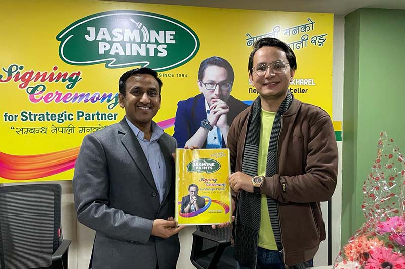 Jasmine Paints announces strategic partnership with Saigrace Pokharel