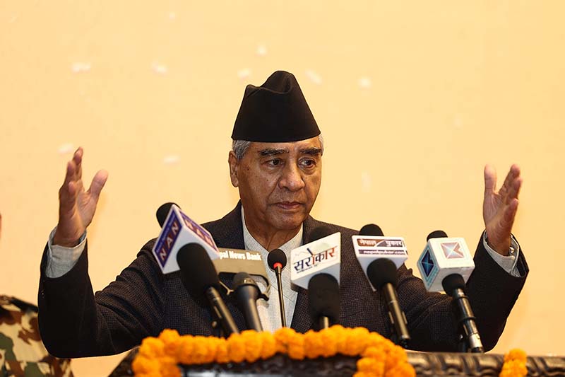 Government is working on climate change issues: PM Deuba