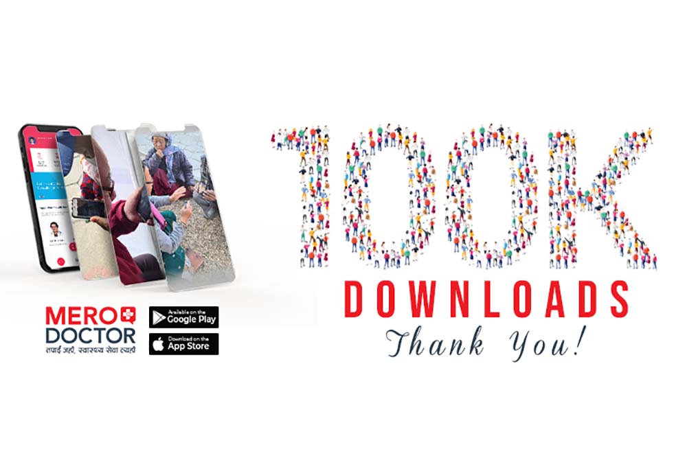 ‘Mero Doctor’ app downloads cross 100k; serves over 35k patients