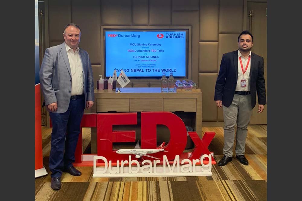 Turkish Airlines becomes official airline partner of TEDxDurbarMarg