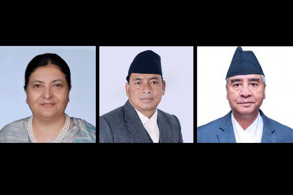 President, VP and PM Deuba extend best wishes for Holi festival