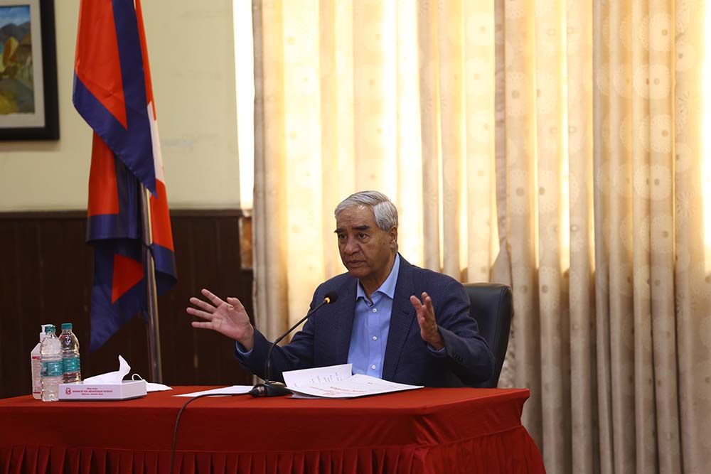 PM Deuba directs authorities to work on reducing trade deficit