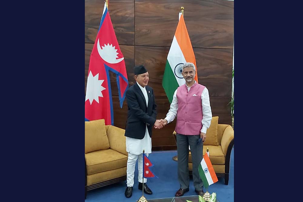 FM Khadka meets Indian counterpart, discusses issues of common concern