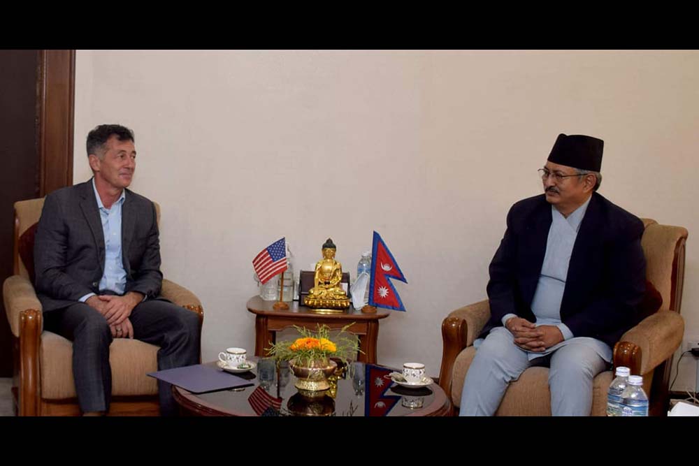 US Ambassador Berry calls on Home Minister Khand