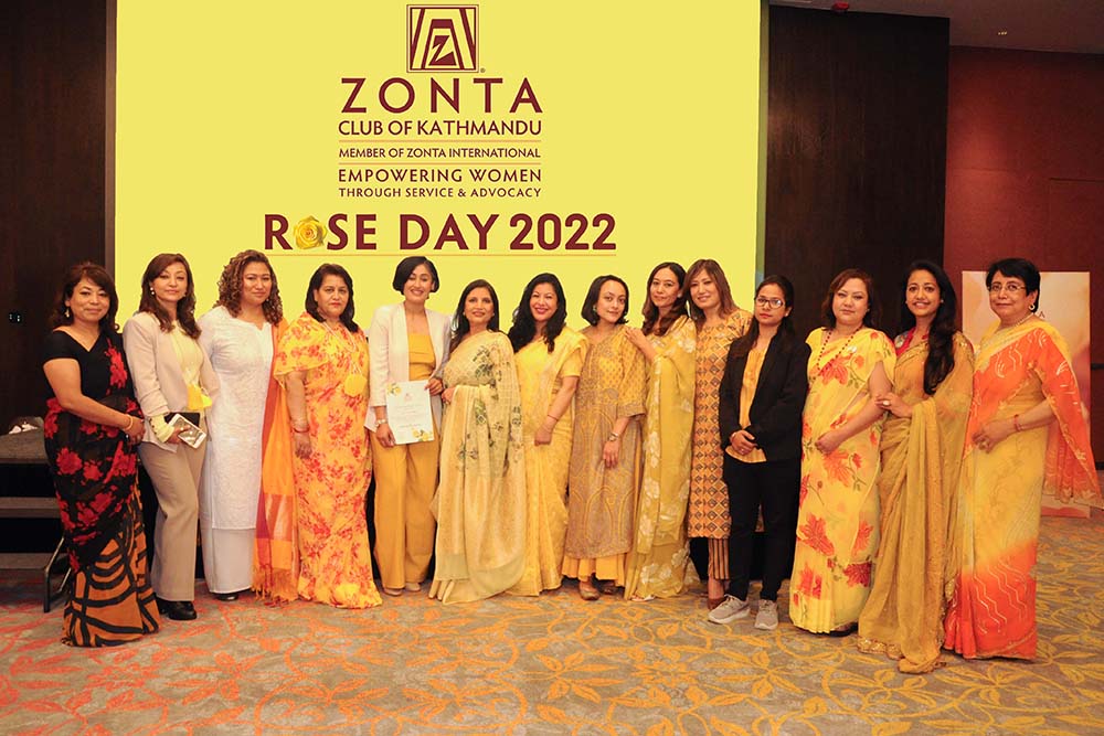 Zonta Club of Kathmandu honours inspirational women on &#8216;Rose Day&#8217;