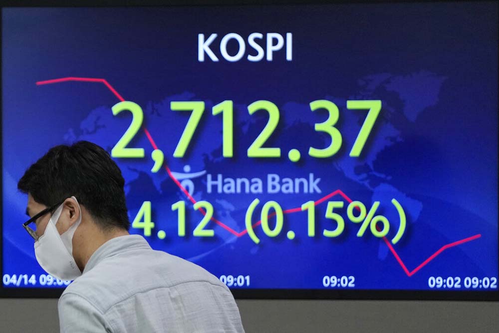 Asian shares track Wall Street higher, oil prices retreat