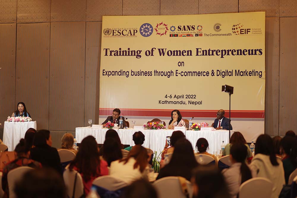 Training of Women Entrepreneurs on Expanding Business through E-commerce, Digital Marketing