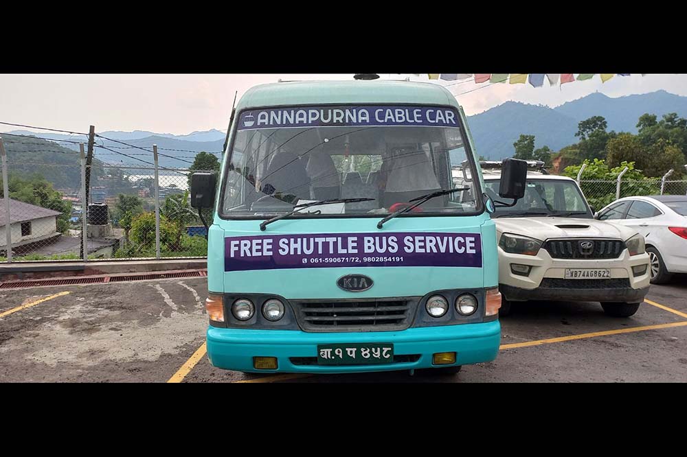 Annapurna Cable Car launches free shuttle bus service