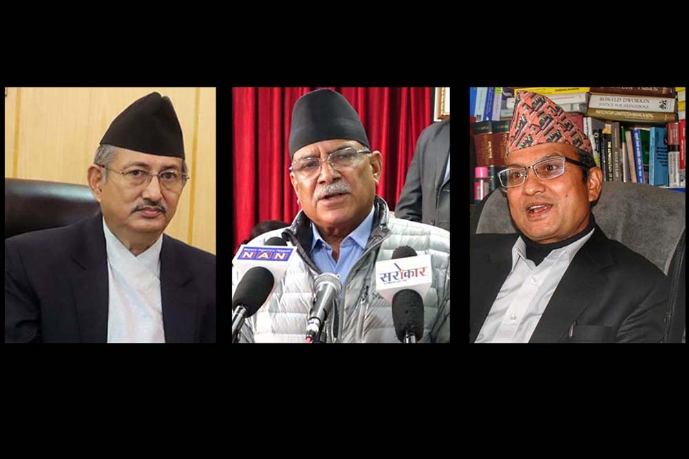 Home Minister, Law Minister meet Dahal regarding citizenship bill