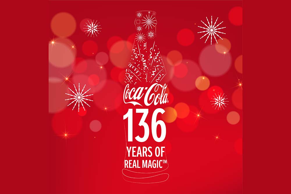 Coca-Cola celebrates 136 years of real magic