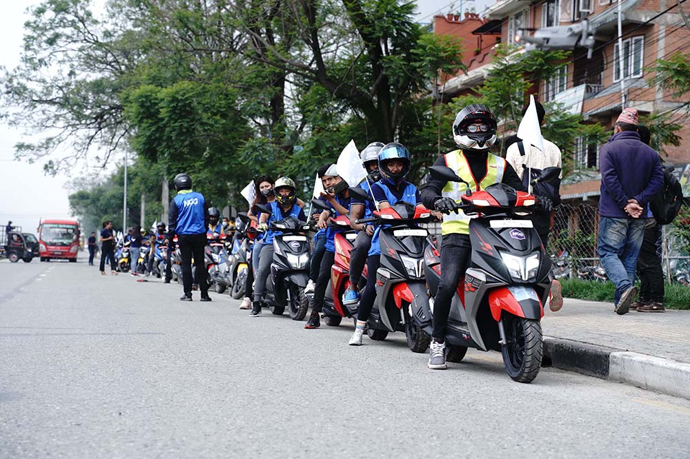 Jagdamba Motors organises Kathmandu to Bhotechaur NOG ride