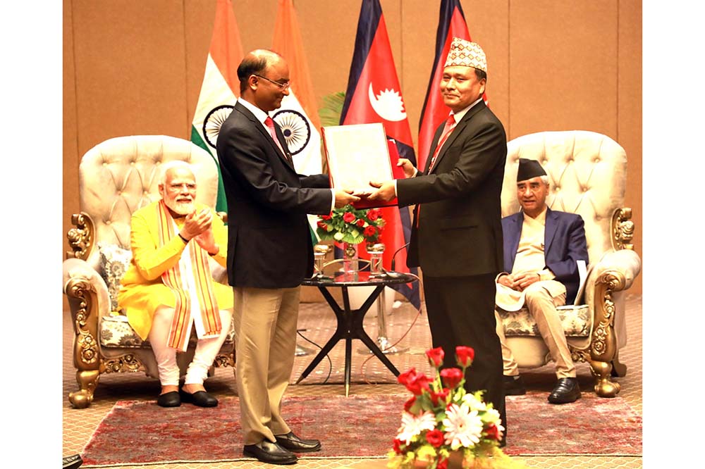 Nepal, India sign agreement to construct Arun-4 hydel project