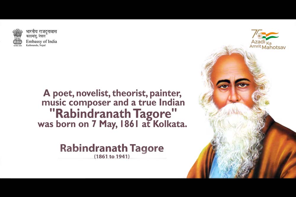 Indian Embassy celebrates 161st birth anniversary of Tagore