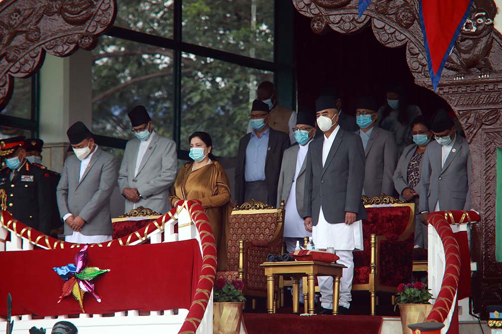 Prez Bhandari attends special function to mark 15th Republic Day