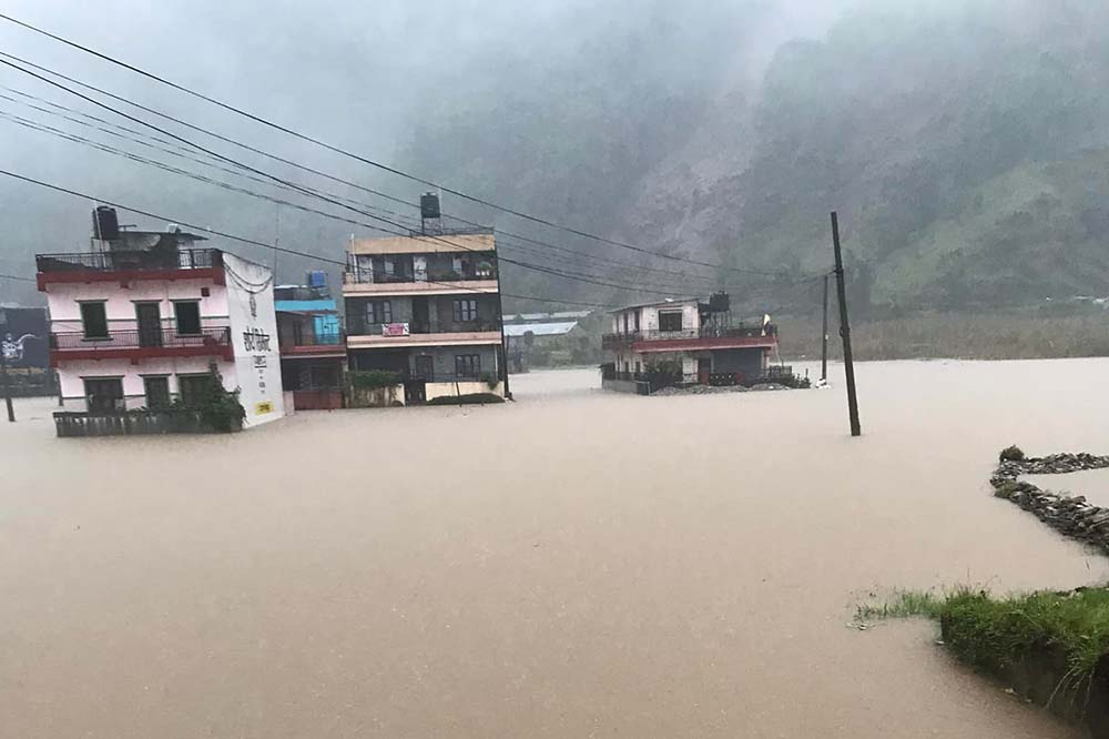 Over 300 houses inundated in Kaski