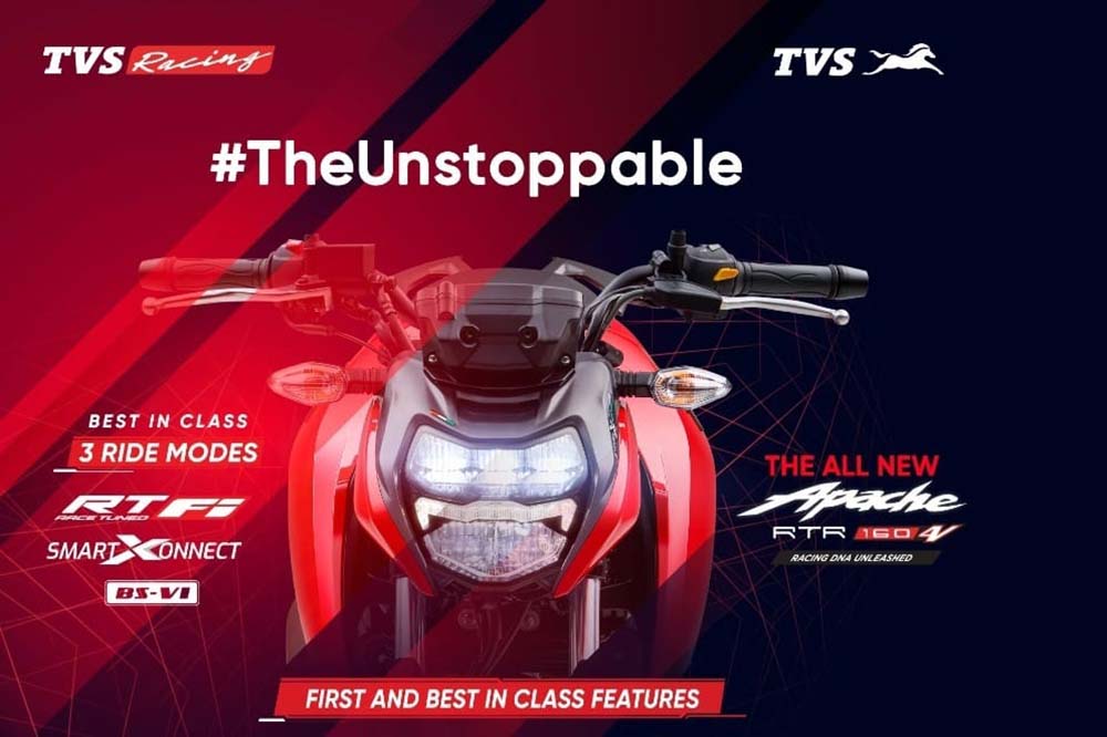 Jagadamba Motors to launch TVS Apache RTR 160 4V RTFI BS-VI model in Nepal  