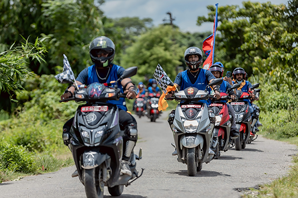 NOG ride held from Narayangadh to Golaghat