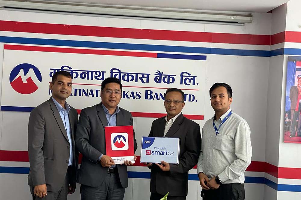 Muktinath Bikas Bank, SCT cooperate to provide payment services through Smart QR