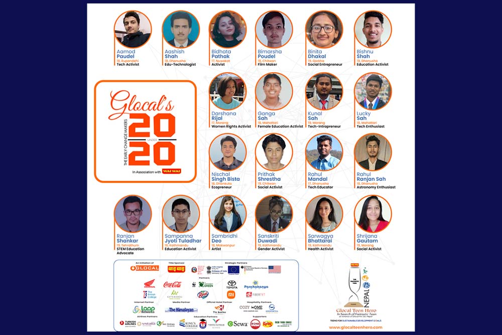 Glocal’s 20 under 20 names announced for 8th edition