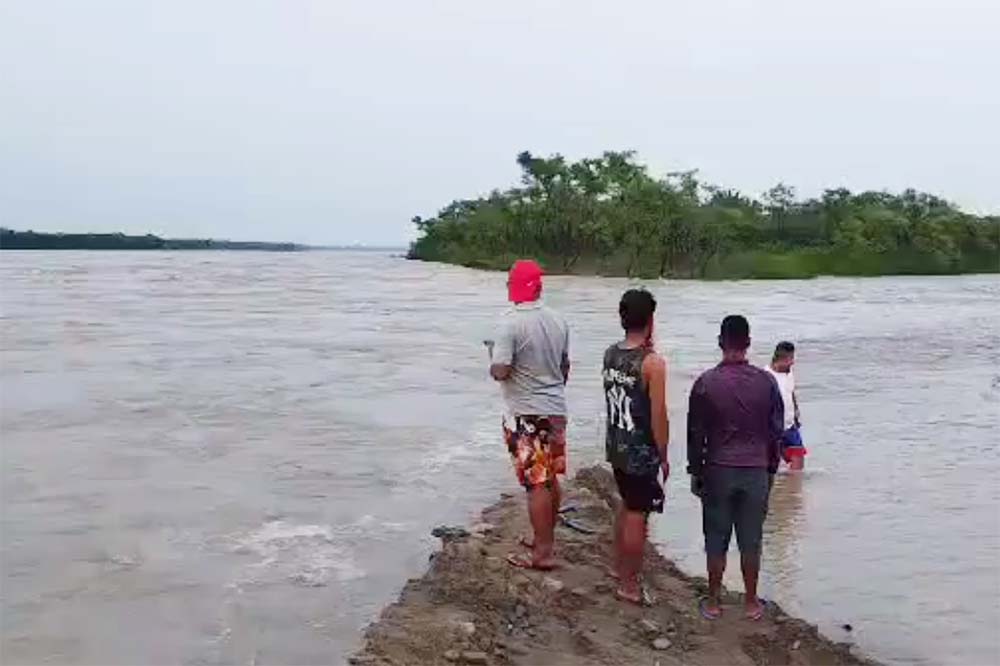 Saptakoshi River erodes human settlements in Udayapur