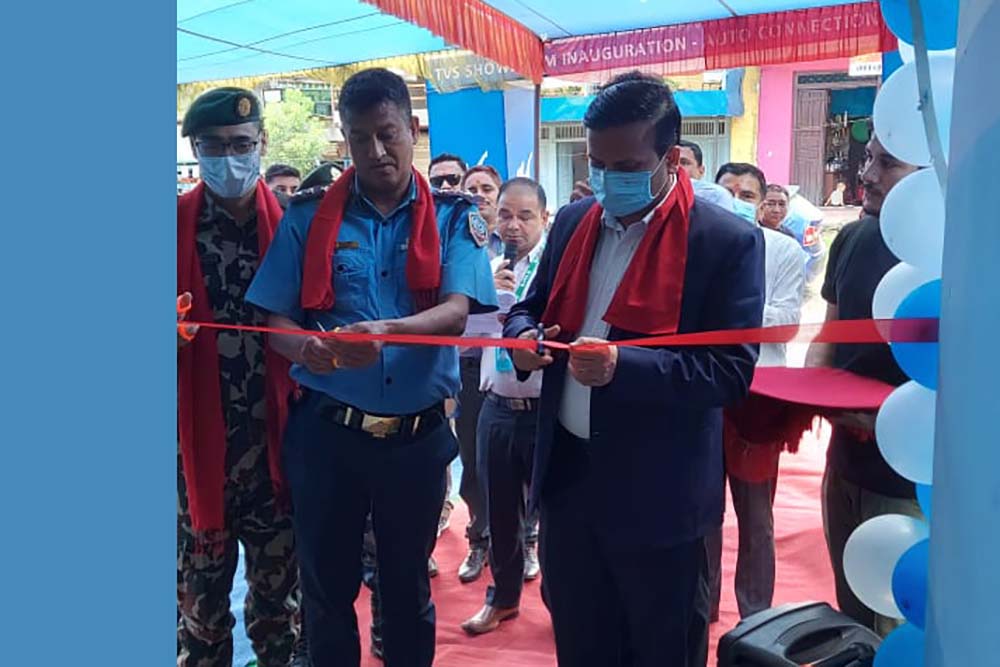 TVS showroom inaugurated in Syangja