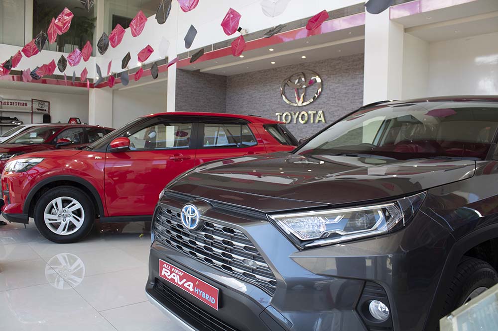 Toyota festive upgrade camp underway at Dhumbarahi showroom