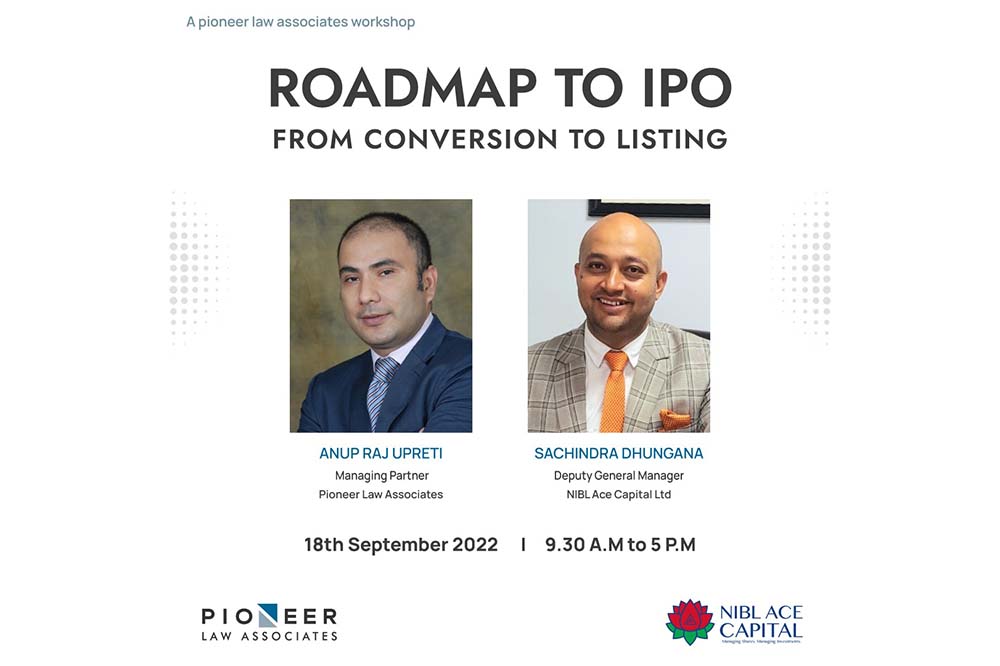 NIBL Ace Capital, Pioneer Law Associates hold workshop on &#8216;Road to IPO&#8217;