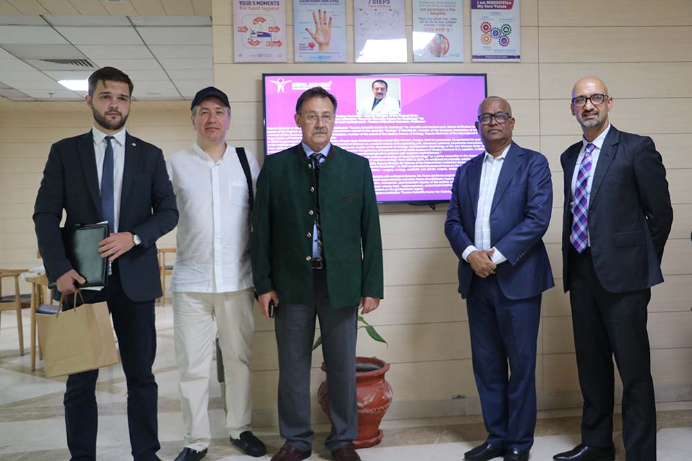 Russian Senior Urologist Prof Dr Yurievich visits Nepal Mediciti
