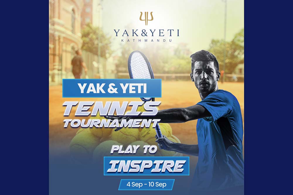 Hotel Yak & Yeti inaugurates 2nd annual tennis tourney