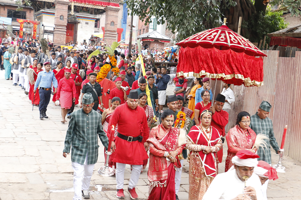 Phulpati being observed on seventh day of Dashain today