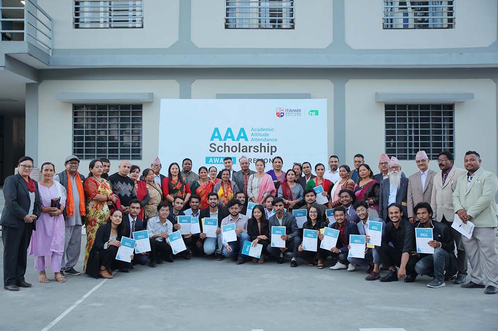 Itahari International College conducts AAA Scholarship Award Ceremony 2022