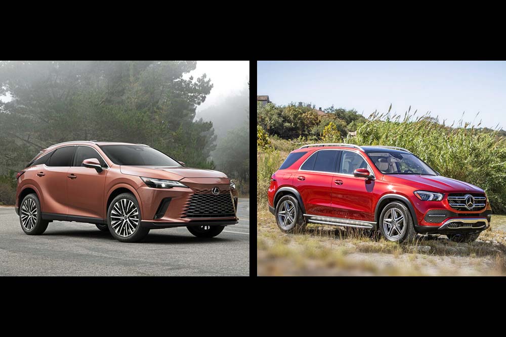 Edmunds: 2023 Lexus RX 350 vs 2022 Mercedes-Benz GLE