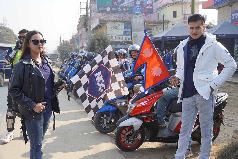 Jagadamba Motors holds NOG Ride in Kailali
