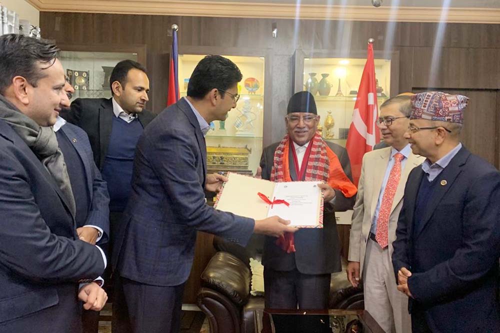 CNI office-bearers meet PM Dahal