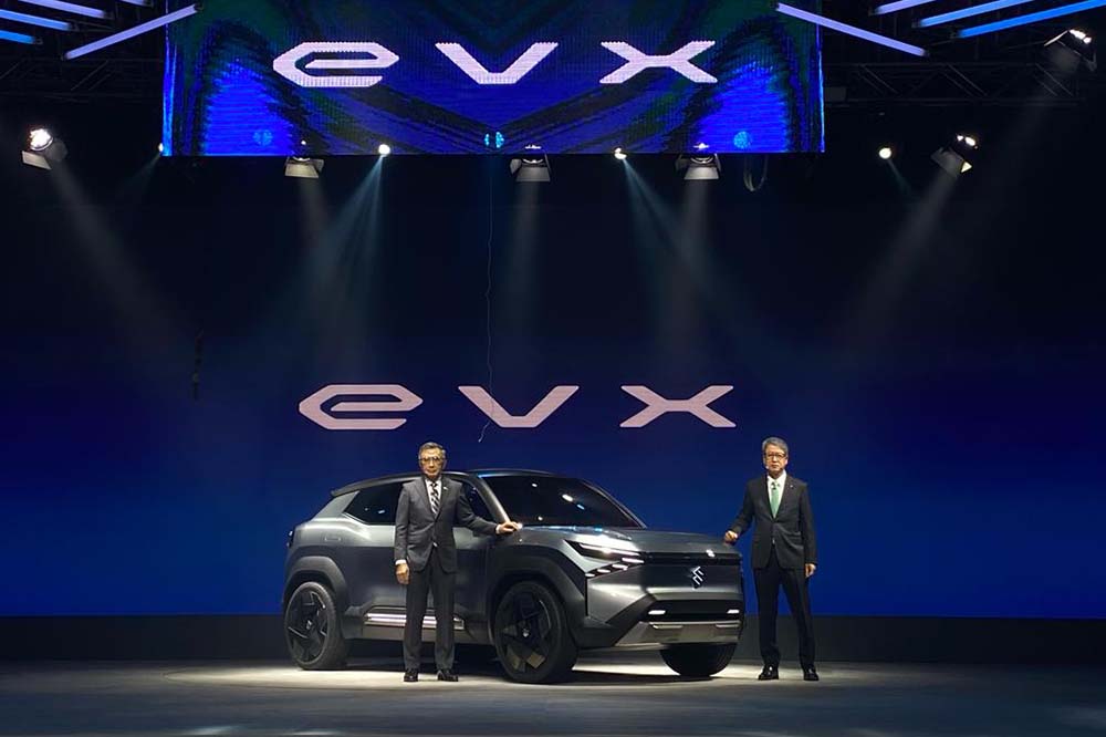 Maruti Suzuki premieres Concept Electric SUV eVX at India Auto Expo 2023