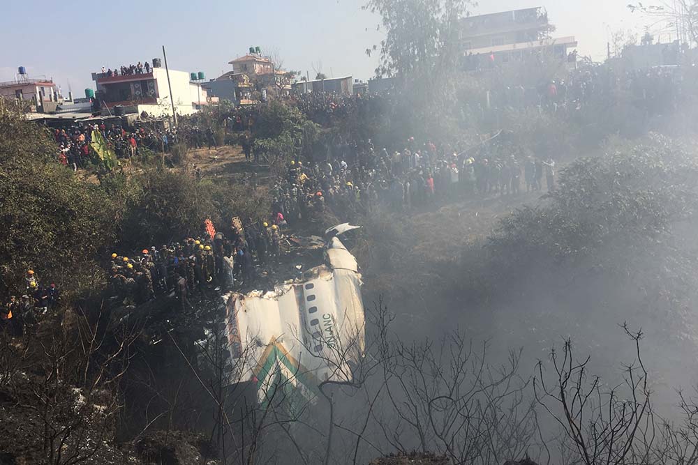 32 bodies retrieved, identified from plane crash site in Pokhara