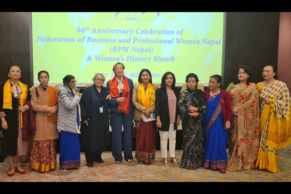 BPW Nepal celebrates 50th anniversary and Women&#8217;s History Month