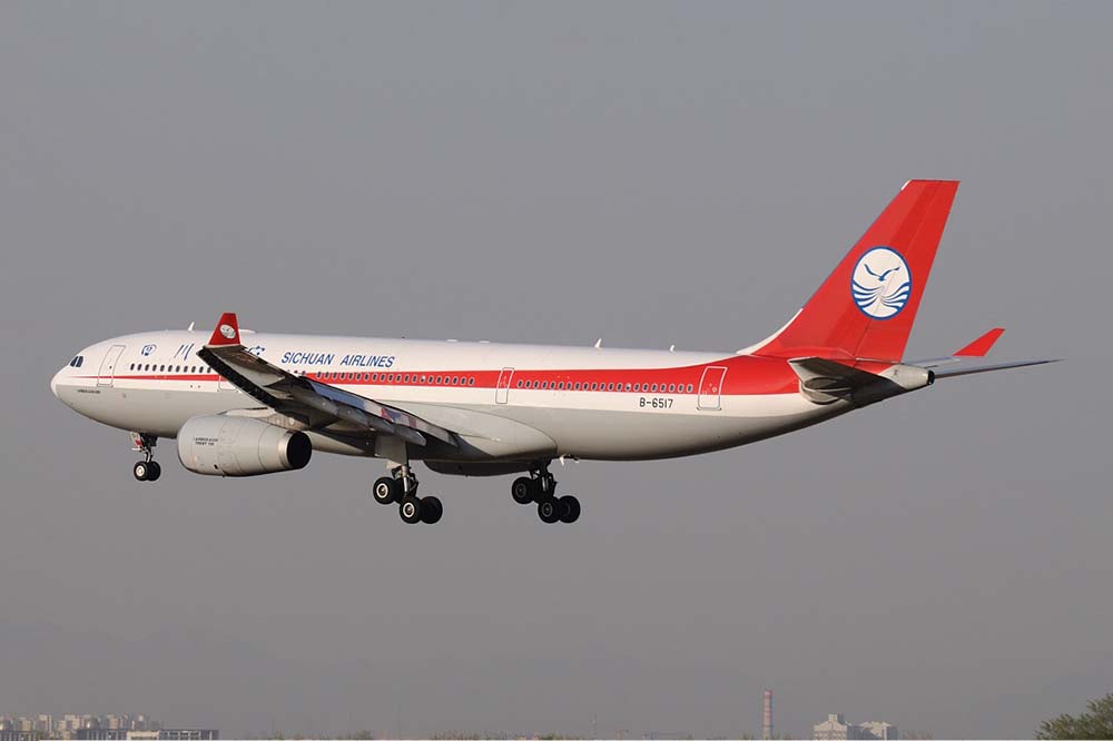 Sichuan Airlines to resume scheduled flights from TIA