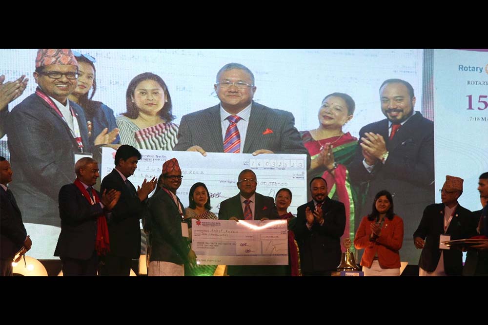 Rotary Gopal-Kamala Rajbhandari Award goes to young entrepreneur Koirala